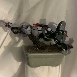 handmade glass flower vase minii ($15)